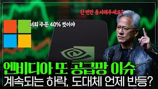 주문 40%컷 루머가 도는 엔비디아..\