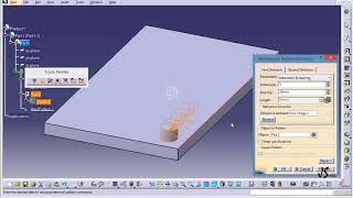 Catia Tutorial : 1 Rectangular Pattern