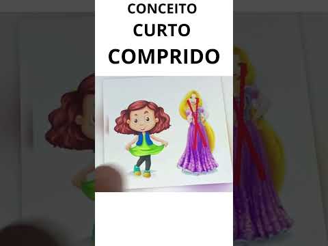 Conceito Curto E Comprido - Noções De Tamanho - Atividades Educação ...