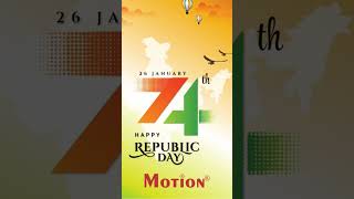 Happy 74th Republic Day | NV Sir | Motion Education  #republicday #motionkota #74threpublicday