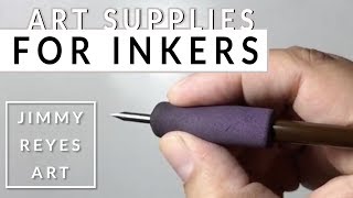 Art Supplies for Comic Book Inkers