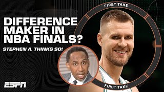 Stephen A.: Porzingis could be a significant piece to Celtics winning the NBA Fi