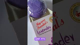 Lavender Luxury Bath Soap |Mysore Sandal's #review #relaxing #soap #spa #lavender #fragrance