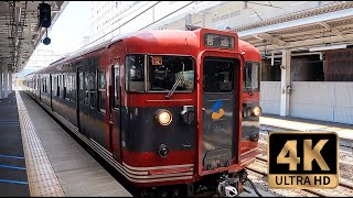 【4K Train View】Shinano Railway Line from Nagano to Tokura, Local Japanese train trip しなの鉄道旅　長野→戸倉