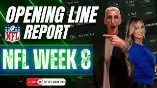 BEAT THE BOOKS IN NFL THIS WEEK! | 2025 NFL Week 8 Odds & Predictions | Opening Line Report | 10/20