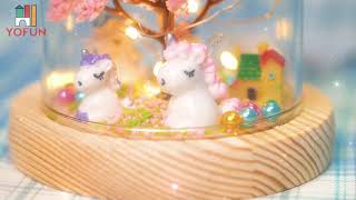 შექმენით თქვენი საკუთარი Unicorn Night Light - Unicorn Craft Kit ბავშვებისთვის