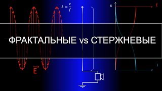 Fractal vs. rod antennas, principle of operation and comparison of characteristics