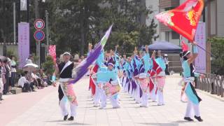 夜高舞　緋組（能登よさこい祭り2013）海岸通り