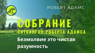 Собрание сатсангов Роберта Адамса✨️ 53. Свобода это чистая разумность