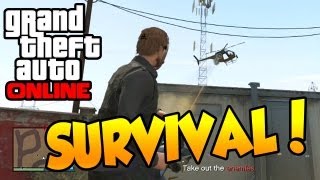 GTA 5 ONLINE Survival Mode - 20K EASY MONEY \u0026 RANKING!