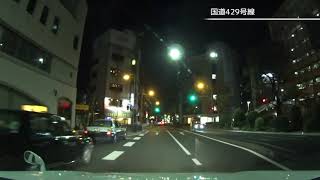 深夜の岡山～倉敷ドライブ