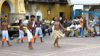 Traditional Dancing in Cartagena, Colombia -- Cumbia