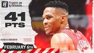 Russell Westbrook 41 Points Full Highlights | Rockets vs Lakers | February 6, 2020
