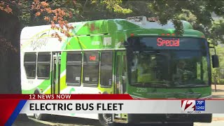 RIPTA unveils new electric bus fleet