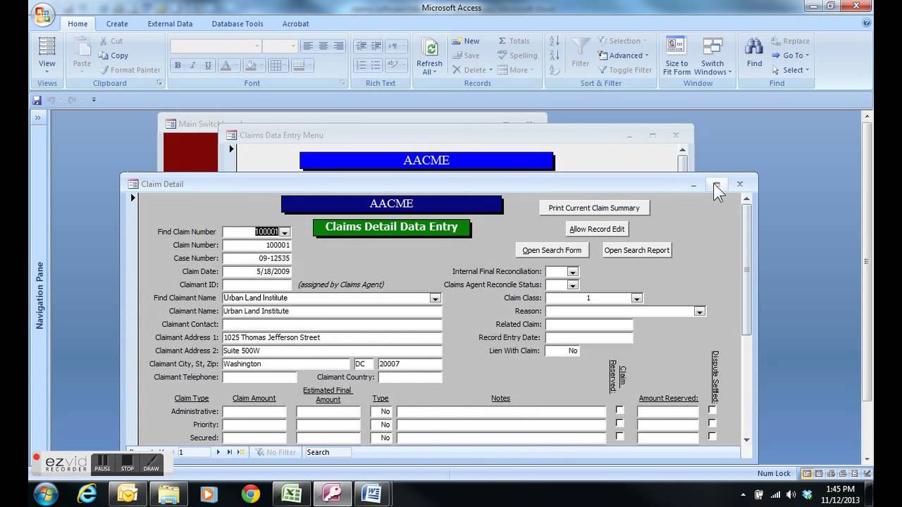 Update In Claims Management Software - YouTube