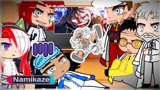 `Almirantes + Shanks e Uta React Rap do monkey D. Luffy / Gear 5 / One Piece / Wlo