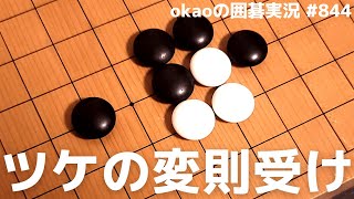 ツケの変則型にどう受ける？小目の一間ジマリ定石解析【囲碁実況#844】