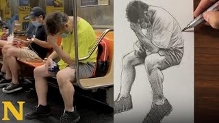 Subway portraits of strangers - They’re amazingly good