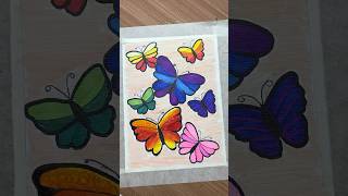 Beautiful butterflies#art #satisfying #shorts #short #youtubeshorts #shortsfeed #trending #painting