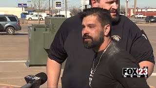 Video: FOX23 speaks to man behind center of police standoff