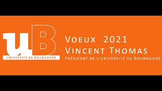 Vœux de Vincent Thomas pour 2021