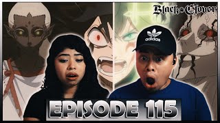 ASTA AND YUNO VS DEMON AND DARK ELF! Black Clover Episode 115 Reaction