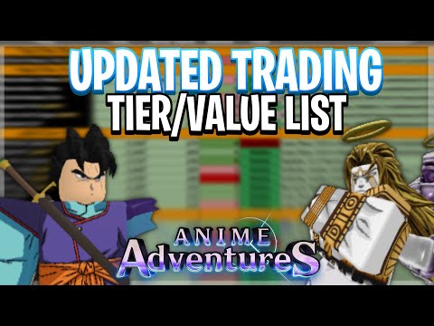 [UPDATED] *NEW* TRADING TIER/VALUE LIST! *MAJOR* CHANGES!! Anime Adventures