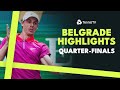 Shapovalov Battles O'Connell; Lehecka& Djere Also In Action | Belgrade 2024 Quarter-Final Highlights