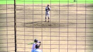 【横浜高校 春日井静斗】2015神奈川県夏季大会2回戦vs海老名高校 武田源一郎 第3打席