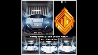 Asphalt 8, Gameplay MASTER SEASON KINGS (1000-1800+)