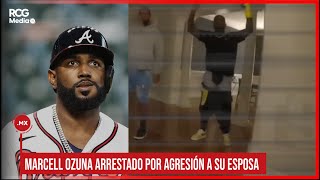 Filtran video del arresto de Marcell Ozuna por agresión a su esposa