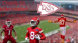 Kansas City Chiefs 53 Man Roster projection!!!
