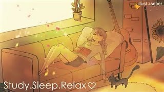 [Study Sleep Relax 💖] 32songs mix nostalgic, cozy, sleep induction, stress relief meditation monoman