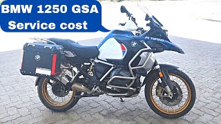 BMW 1250 GSA Ki 2nd Service cost .....