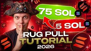 How to Create and Launch Meme Coin on Solana | Rug Pull Method(2026 Tutorial)