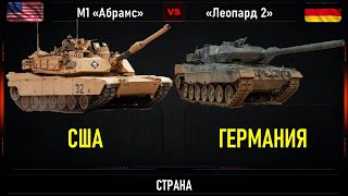 М1"Абрамс" vs "Леопард 2". Сравнение  основных боевых танков США и Германии