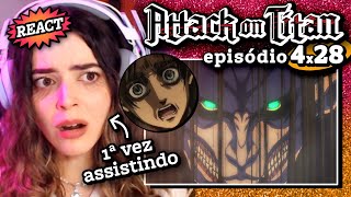 COMEÇOU O FIM DO MUNDO // React Attack on Titan 4x28