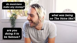answering questions you're too afraid to ask a musician (talent shows, money, etc)