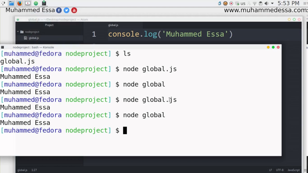 4 Node Js Overview Modules - YouTube