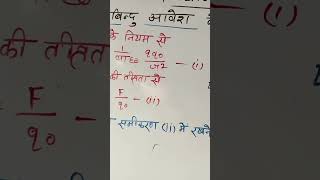 एक बिंदु आवेश के कारण वैद्युत क्षेत्र की तीव्रता। Ek Bindu avesh ke karan vaidyut kshetr ki tivrata