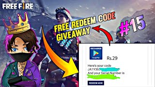 free fire redeem code Giveaway live | trend #sr7gaming #ff