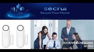 SECRUI Door Alarm D12, 120dB,  4 Modes, Burglar Anti-Theft for Kids Safety Home Shop Security