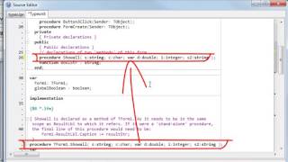 Learning Pascal 13 Parameters and type checking