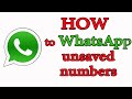 How to send whatsapp message without saving phone number - No App needed