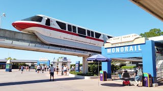 Disney Monorail Ride: EPCOT to Magic Kingdom in 4K · Walt Disney World