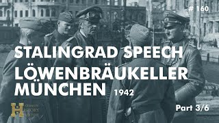 160 #Germany 1942 ▶ Speech Adolf Hitler - München Löwenbräukeller (08.11.42) \