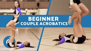 BEGINNER COUPLE ACROBATIC STUNT 🤩 Easy Stunts for Partners