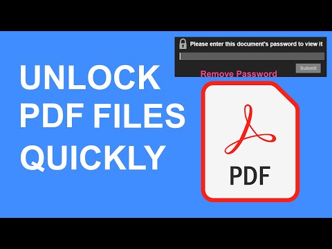 Unlock PDF Files - How to Remove Password From PDF Files Unlock PDF Files - How to Remove Password From PDF Files