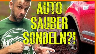 Sondeln für ein sauberes Auto - sondeln mit Lechsonde - metaldetecting