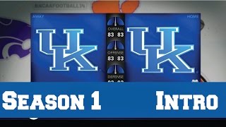 NCAA Football 14: Dynasty Mode [Ep. 1] - Kentucky Wildcats | Dynasty Intro